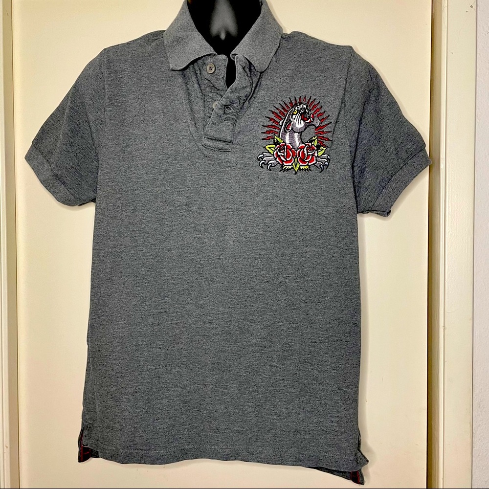 Ed Hardy collared shirt